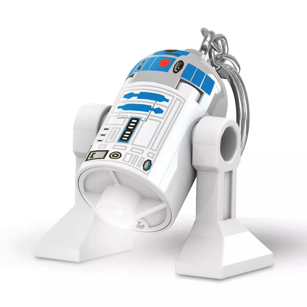 LEGO® - Star Wars R2D2 Schlüsselanhänger mit Taschenlampe, Multicolor