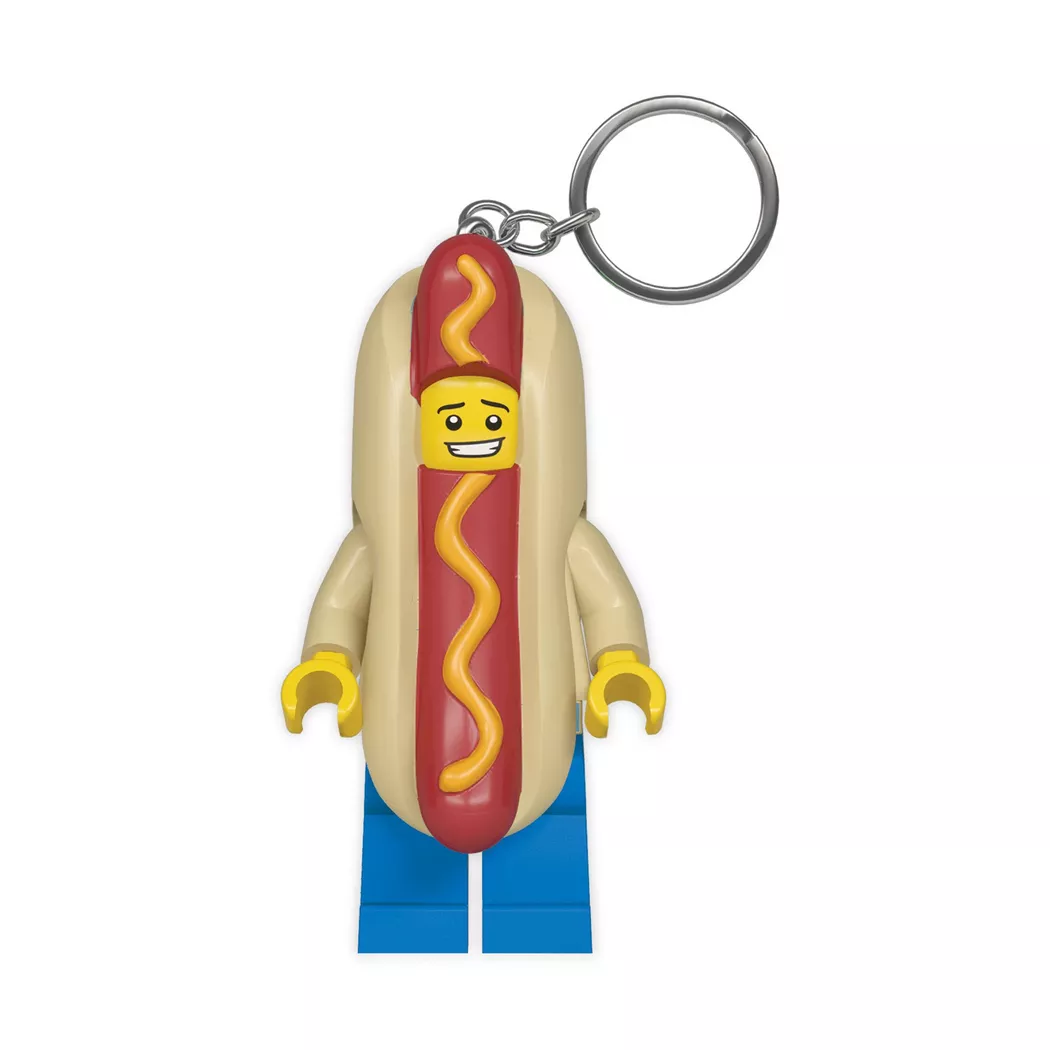LEGO® - Classic Hot Dog Schlüsselanhänger mit Taschenlampe, Multicolor