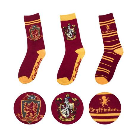 Cinéreplicas  Harry Potter pack 3 paires de chaussettes Gryffindor 