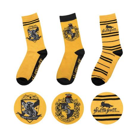 Cinéreplicas  Harry Potter pack 3 paires de chaussettes Hufflepuff  