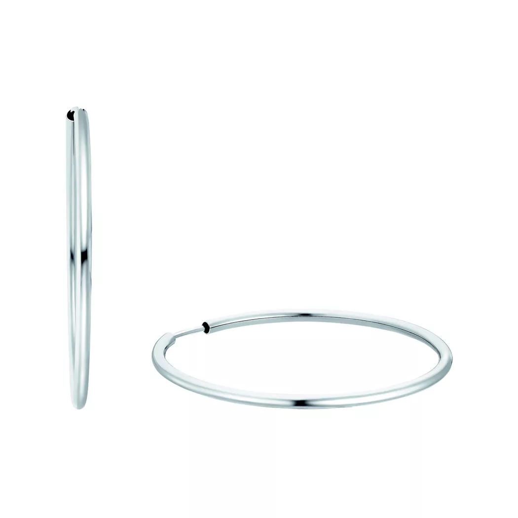 Amor - Creolen, One Size, Silber