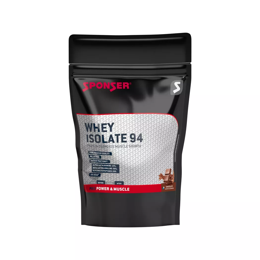 SPONSER - Power Pulver, Whey Isolate 94 Schokolade, 1500g