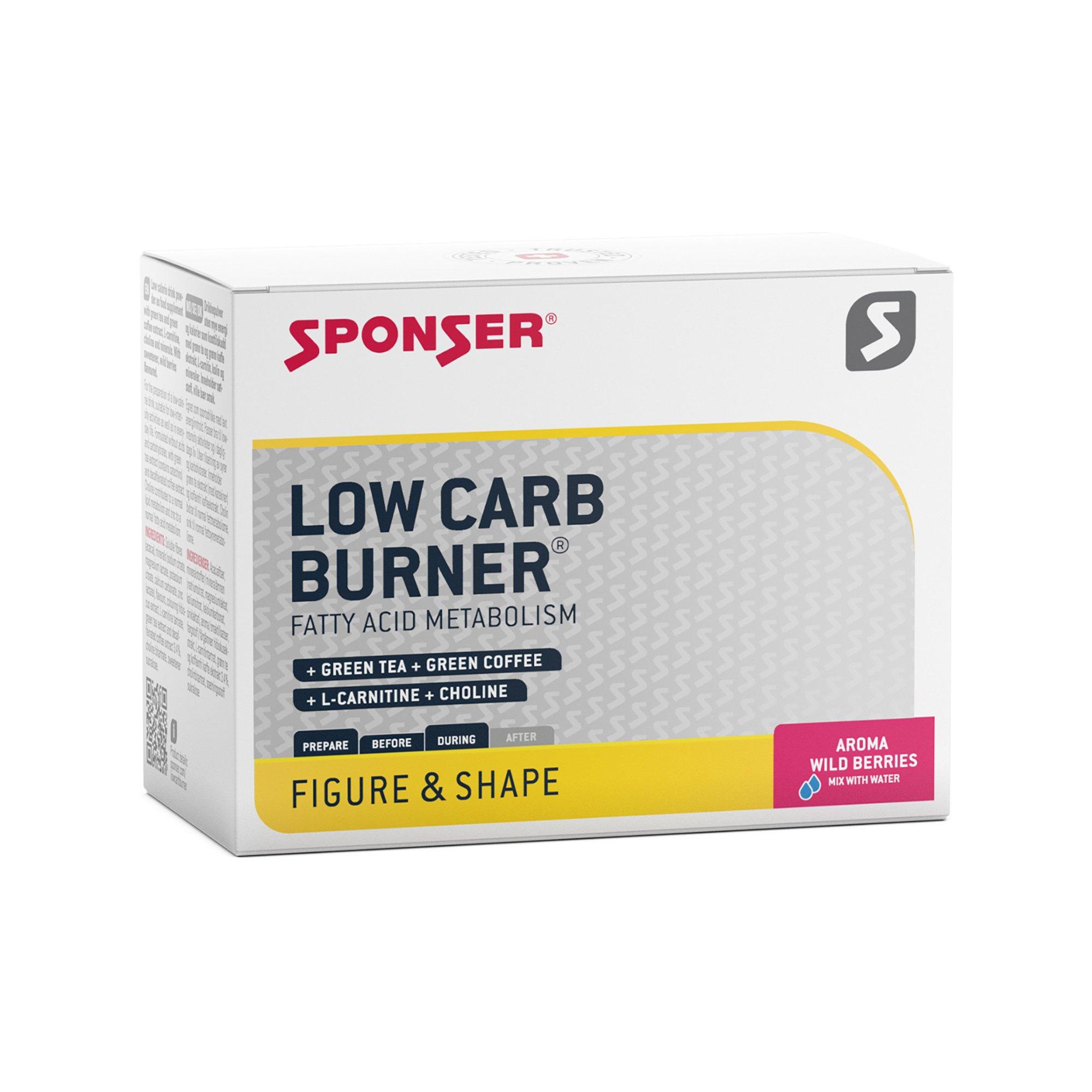 SPONSER Low Carb Burner Wild Berries Fit & Well Pulver 