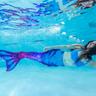 Fin Fun  Meerjungfrau Atlantis Malaysian Mist Blau