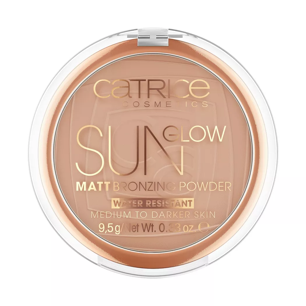 CATRICE - Sun Glow Mattes Bronzerpuder,  Sun Glow Matt Bronzing, 9.5G, Universal Bronze