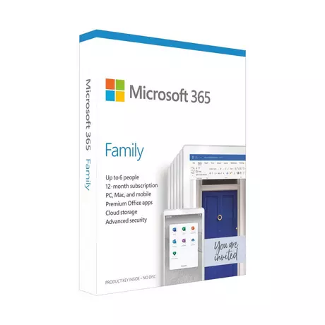 Microsoft Office 365 Family EN (6 User, 1 Year) Office 
