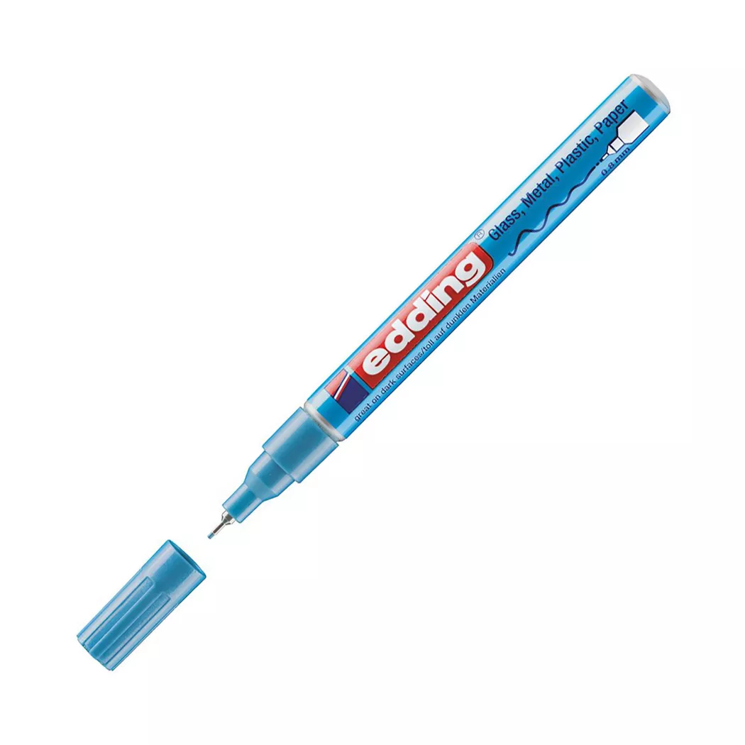 Edding - Marker, 13.2X6X6CM, Hellblau
