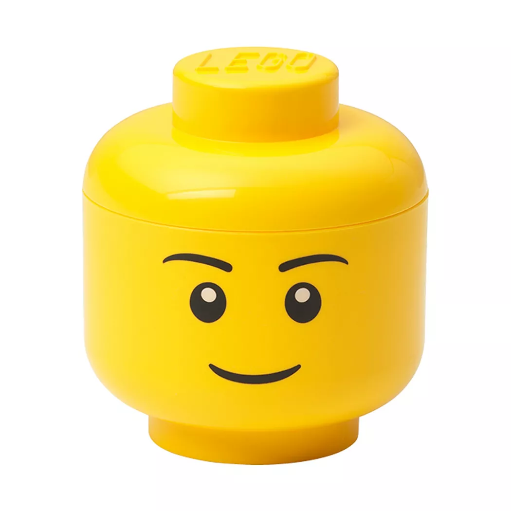 Room Copenhagen - LEGO-Aufbewahrungskopf, XS, Gelb