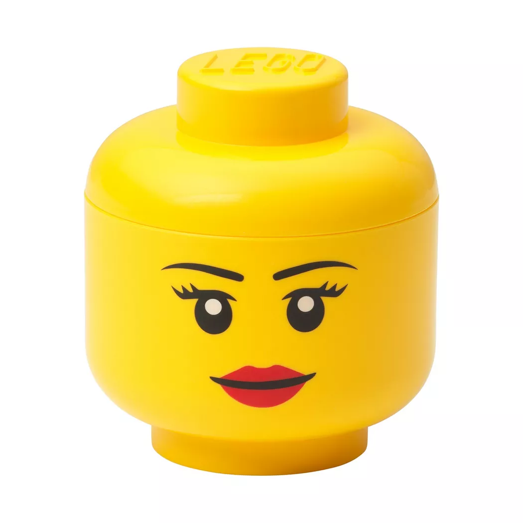 Room Copenhagen - LEGO-Aufbewahrungskopf, XS, Gelb