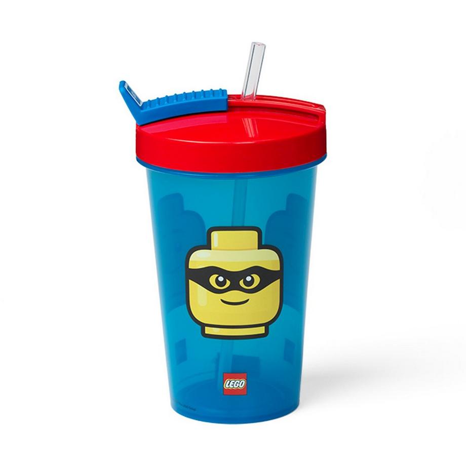 Bicchiere con cannuccia 