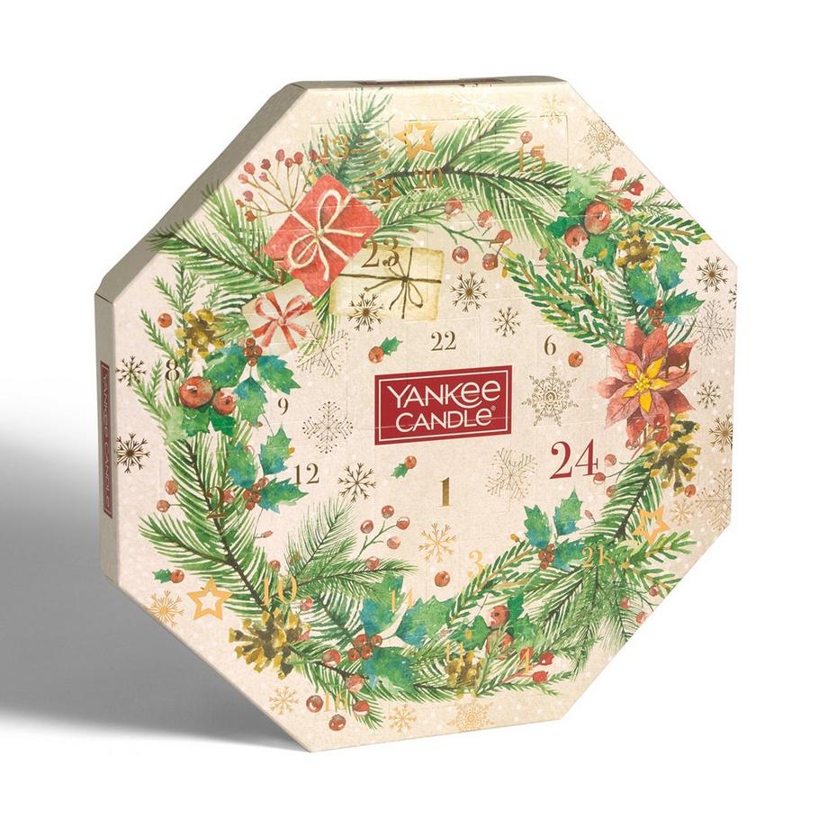 YANKEE CANDLE 24 x Tea Light Candle / 1 x Cl Calendario dell'Avvento 