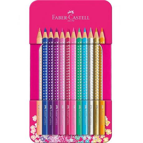 Faber-Castell Crayons de couleur Sparkle 