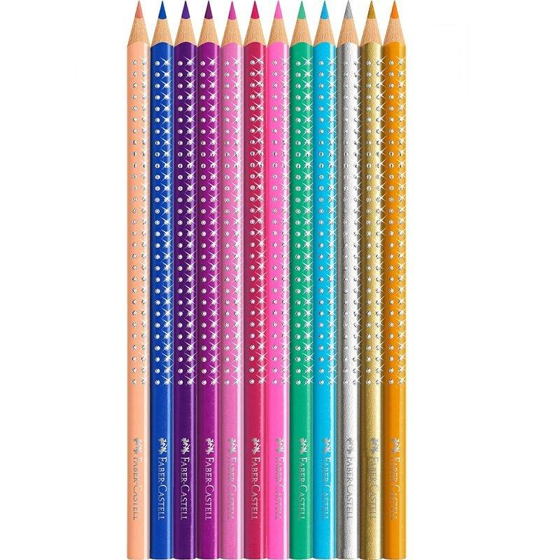 Faber-Castell Crayons de couleur Sparkle 