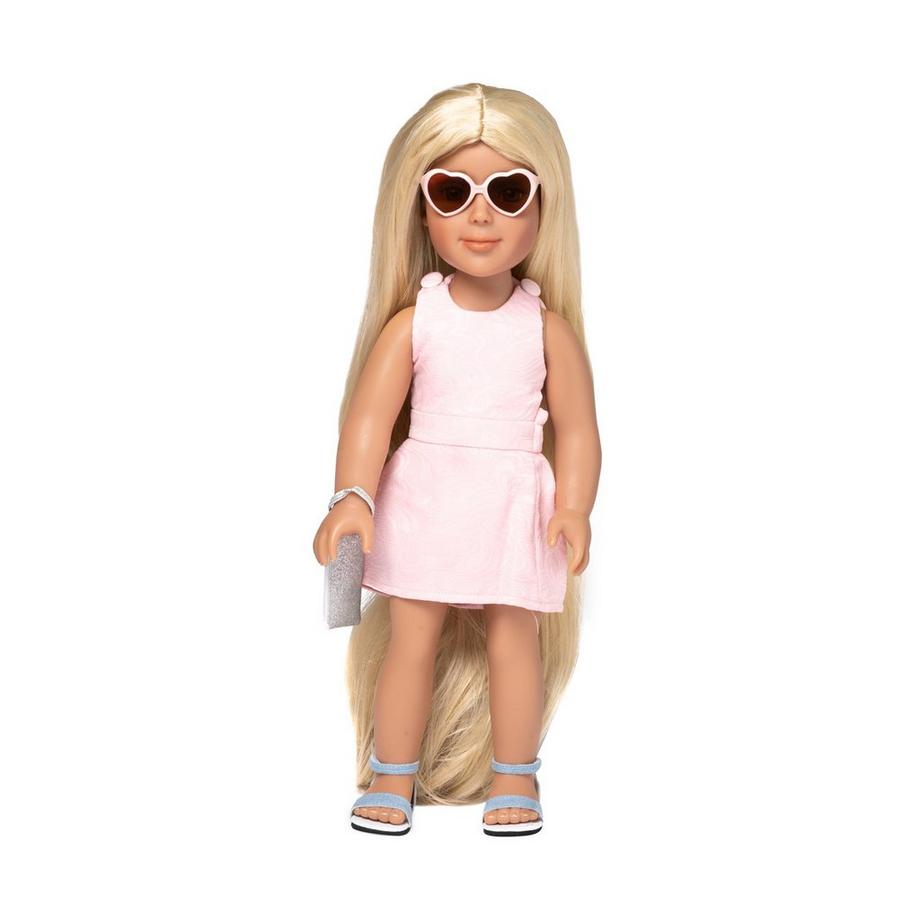 I'm A Girly  Perücke extra lang für Puppe 