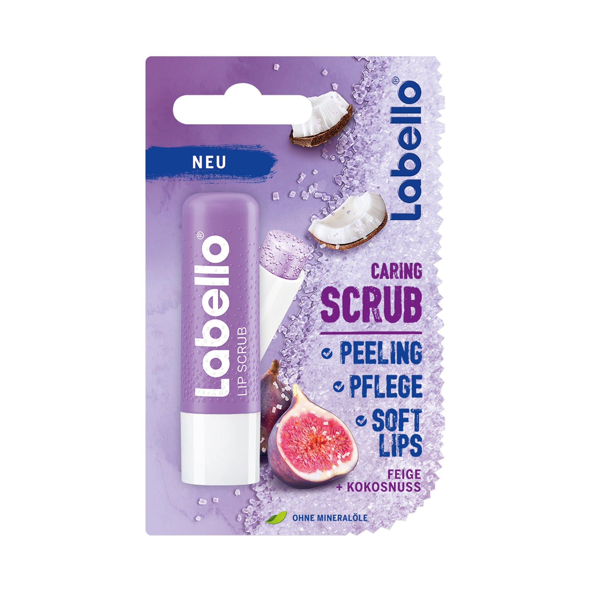 Image of labello Lip Scrub Coconut & Fig Caring Lip Scrub Coconut & Fig - 4.8g