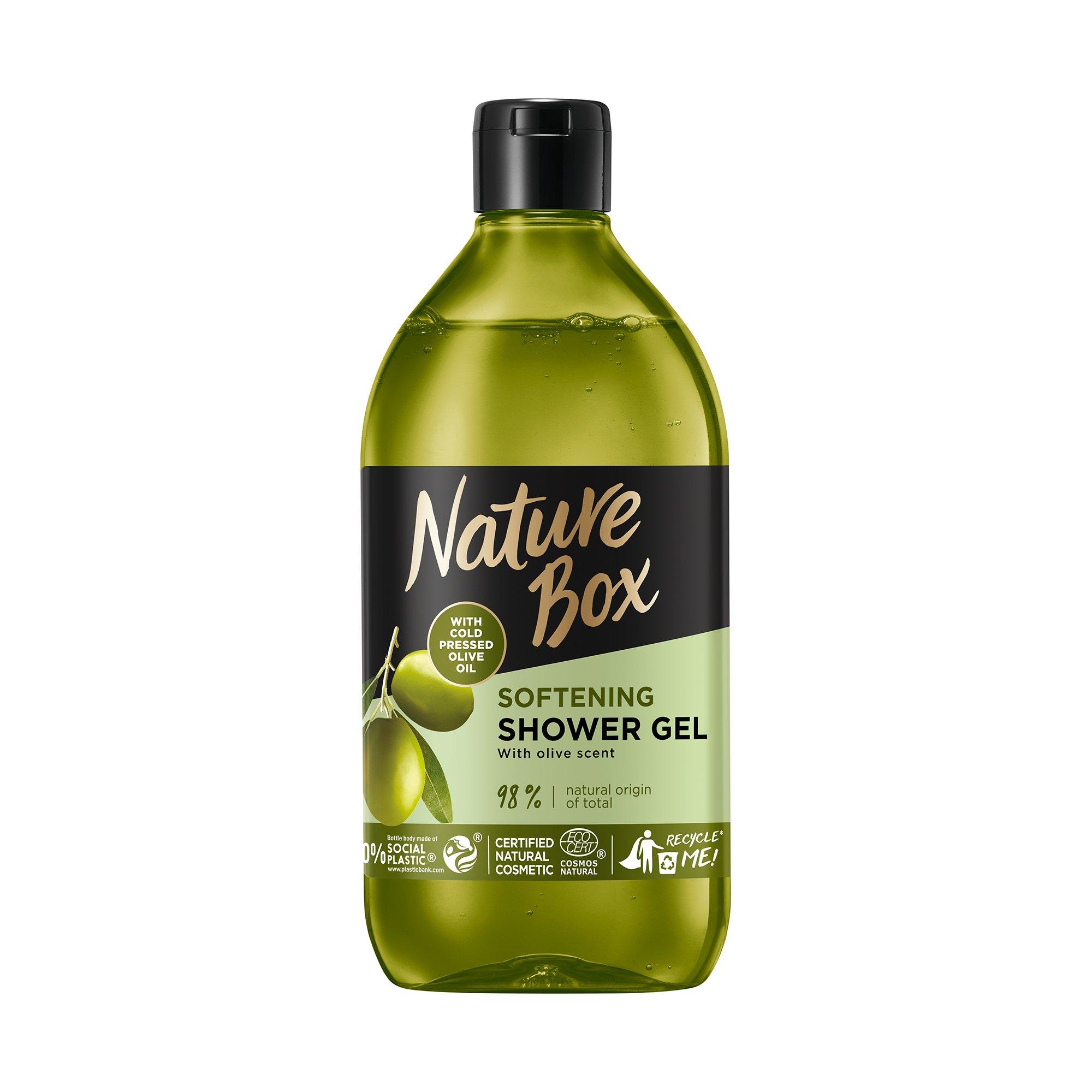 Image of NATURE BOX Olive Verwöhnendes Duschgel mit Oliven-Öl - 385ml