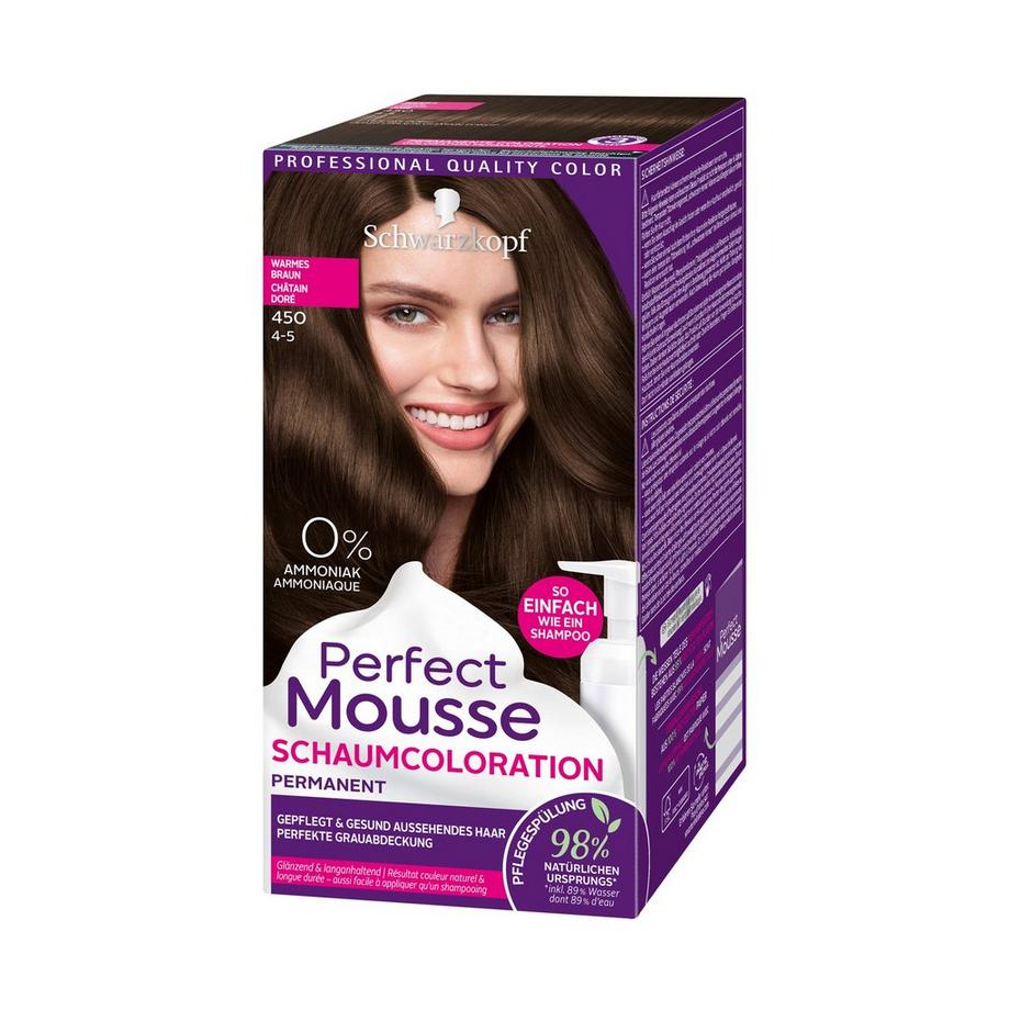 Schwarzkopf Nr. 1 Perfect Mousse 450 Warmes Brau Perfect Mousse 450 W 