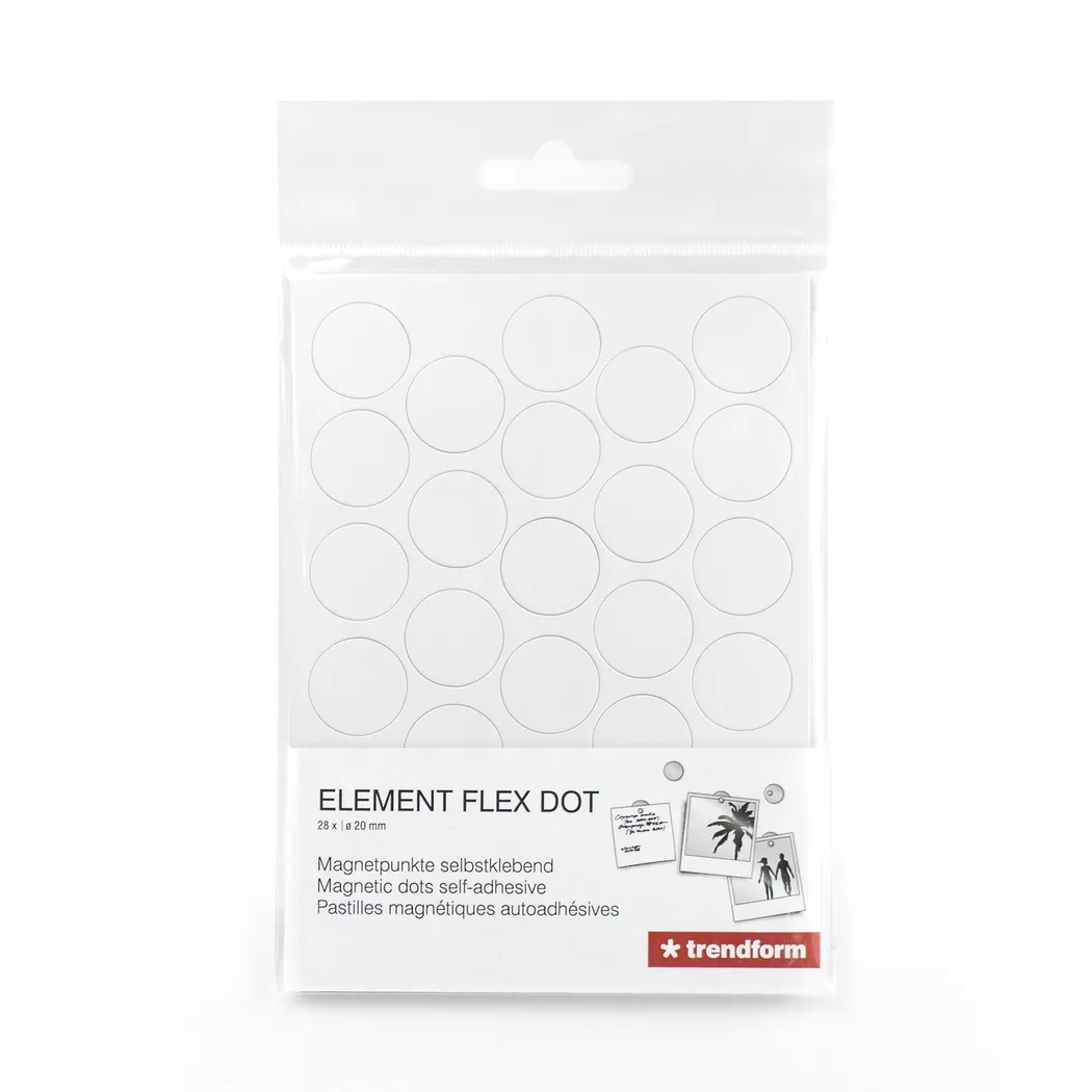 trendform - Magnetpunkte, 0.2CM, Weiss