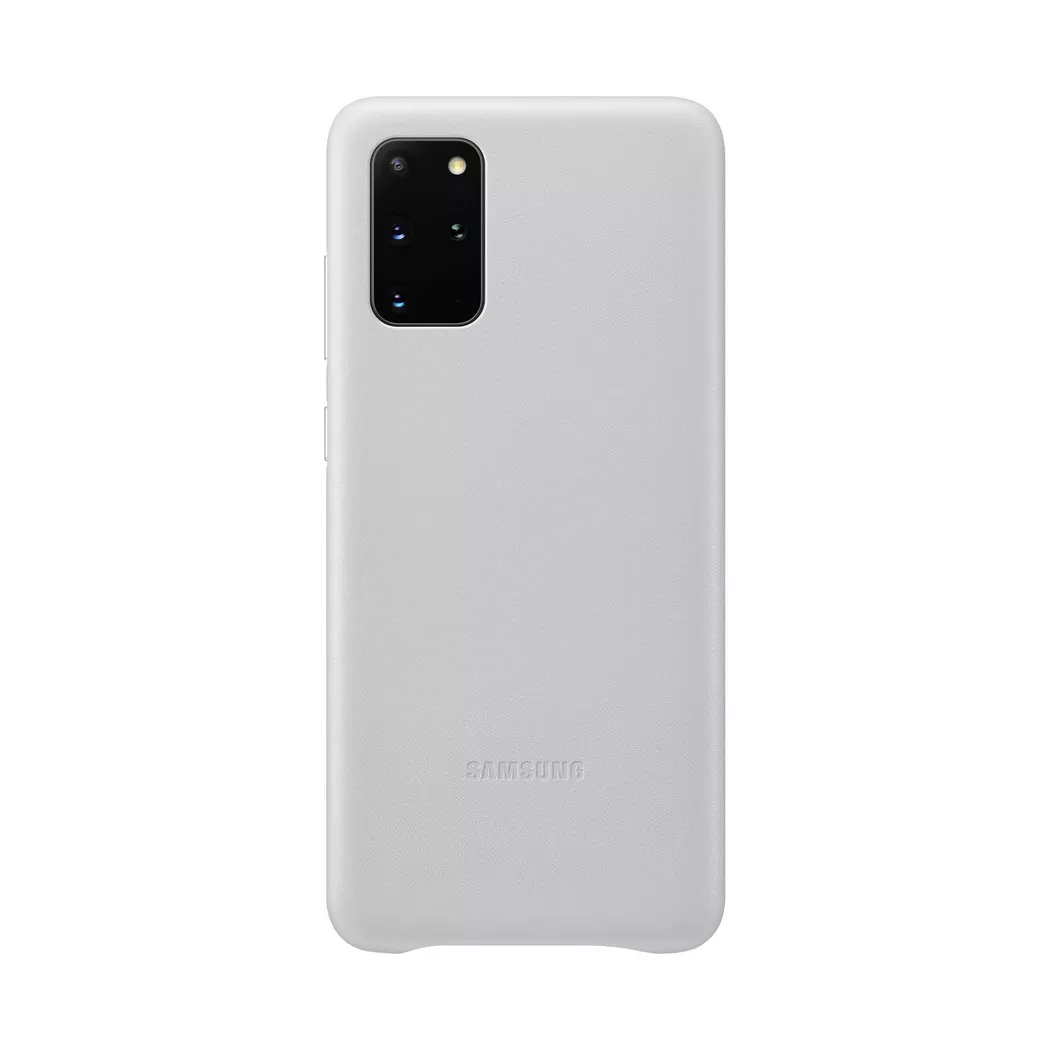 Samsung - Leather (Galaxy S20+), Hardcase für Smartphones, Grau