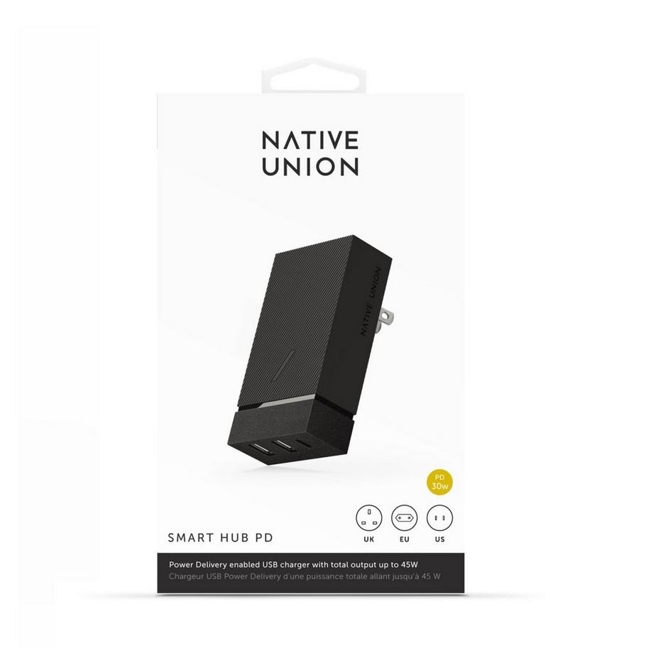 NATIVE UNION Smart PD45W(1x USB-C,2x USB-A) Presa di corrente USB-C a 3 porte 