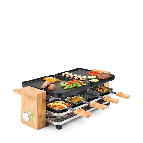 König Fornello raclette, 8 persone Raclette Bamboo 