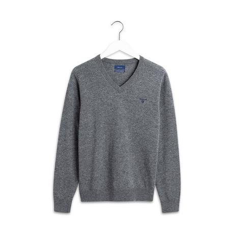 GANT MD. EXTRAFINE LAMBSWOOL V-NECK Pull, Classic Fit, manches longues 