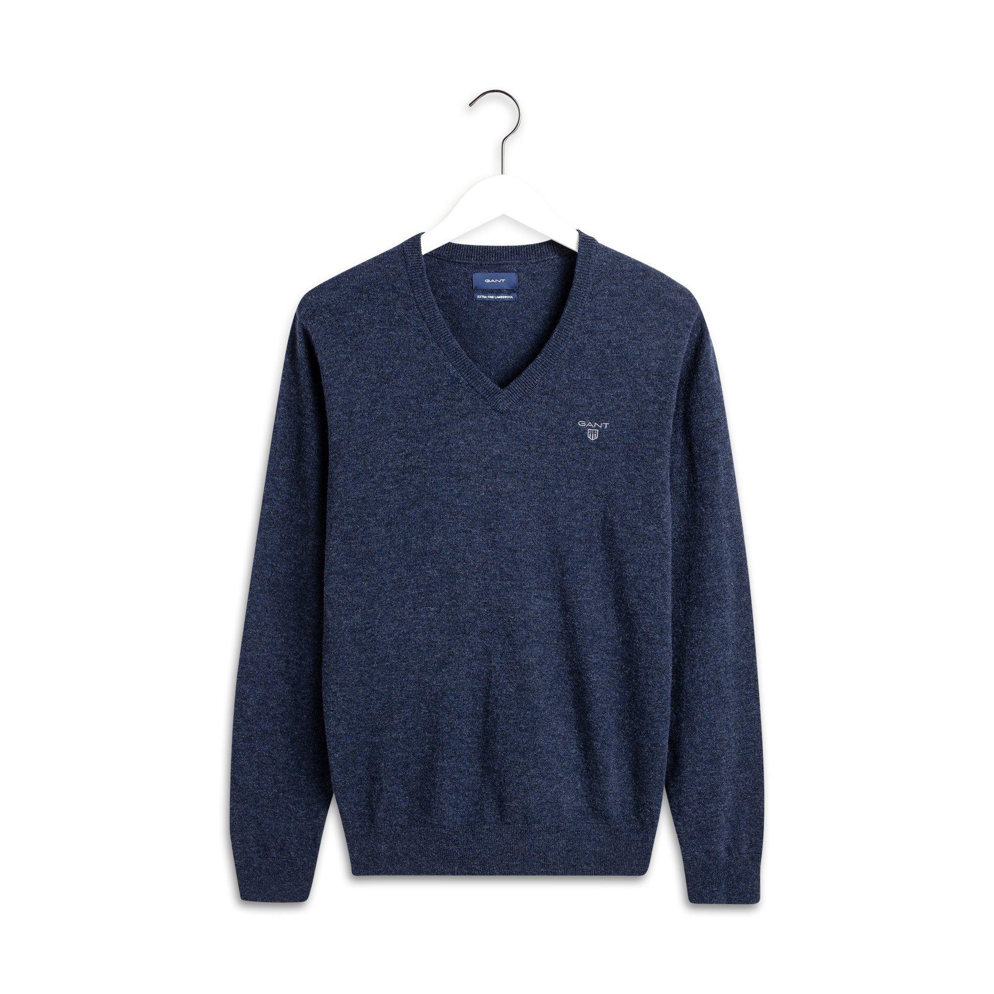 Image of Pullover, Classic Fit, Langarm Herren Marine S