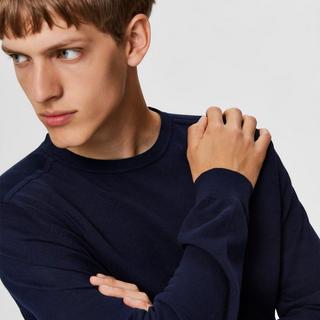 SELECTED Berg CN Rundhals Pullover  
