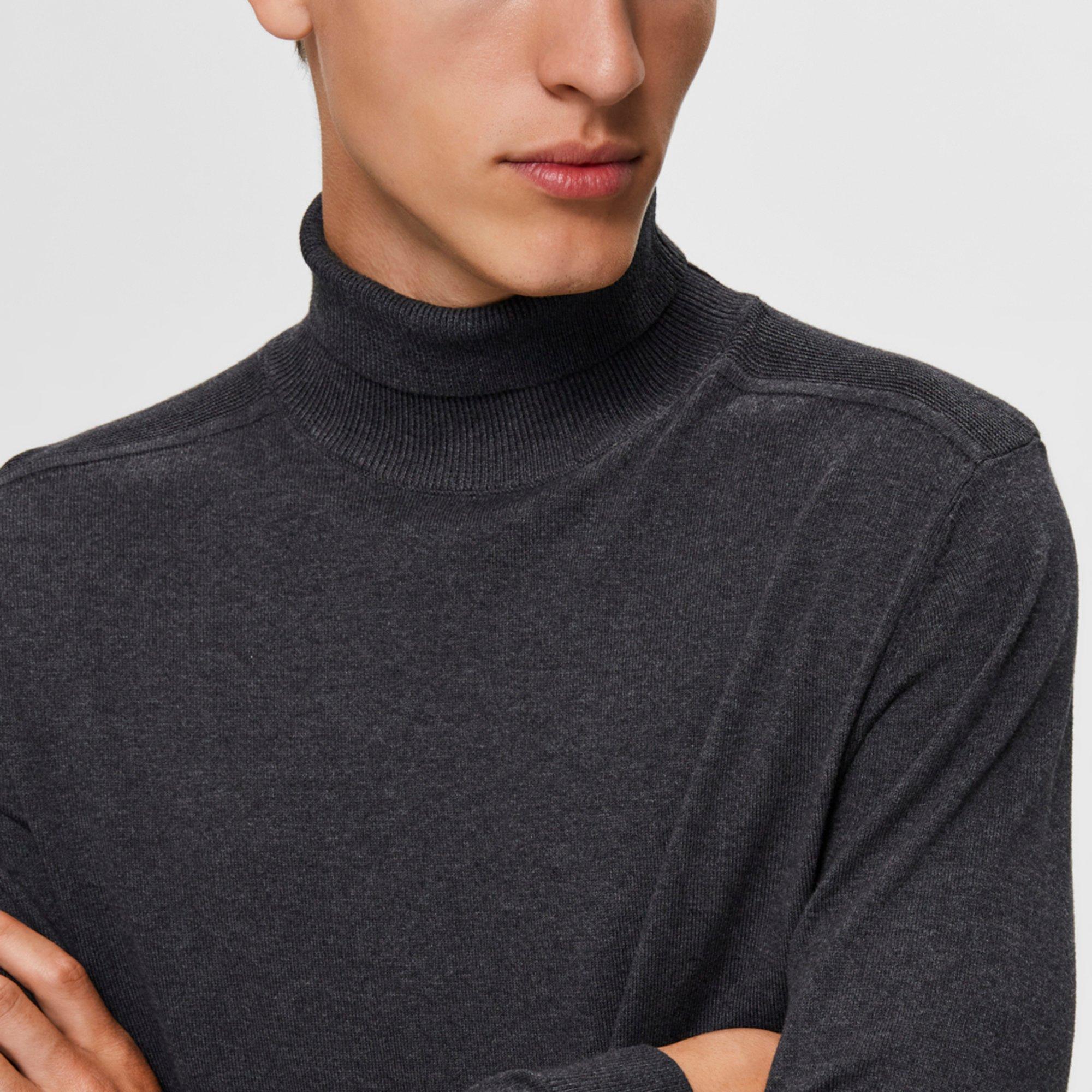 SELECTED SLHBERG ROLL NECK B NAW Pull, col roulé 