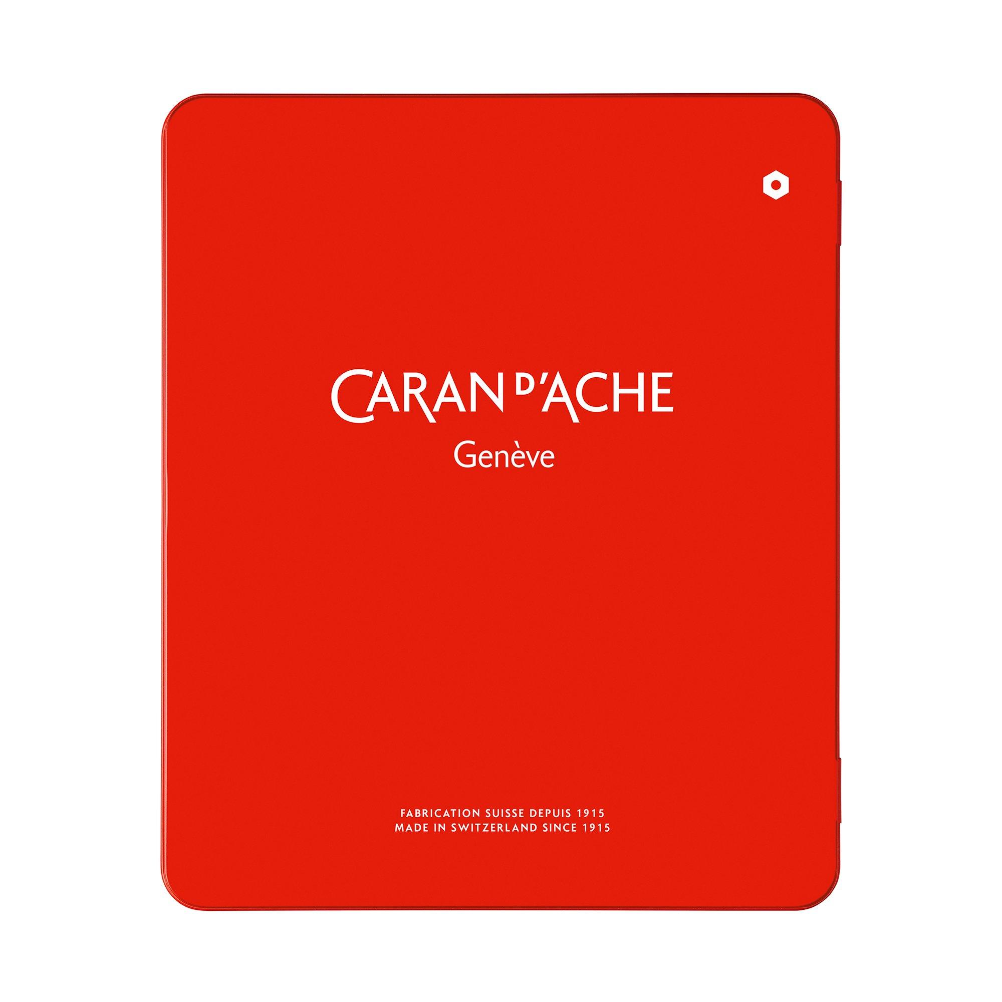 Caran d'Ache Feutre dans un étui métallique Fibralo Brush Fasermaler 