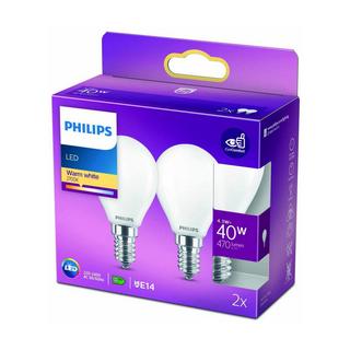 PHILIPS LED Lampe LED 40W P45 WW FR ND 2PF/6 