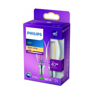 PHILIPS Ampoule LED LED 40W B35 WW CL ND 2PF/6 