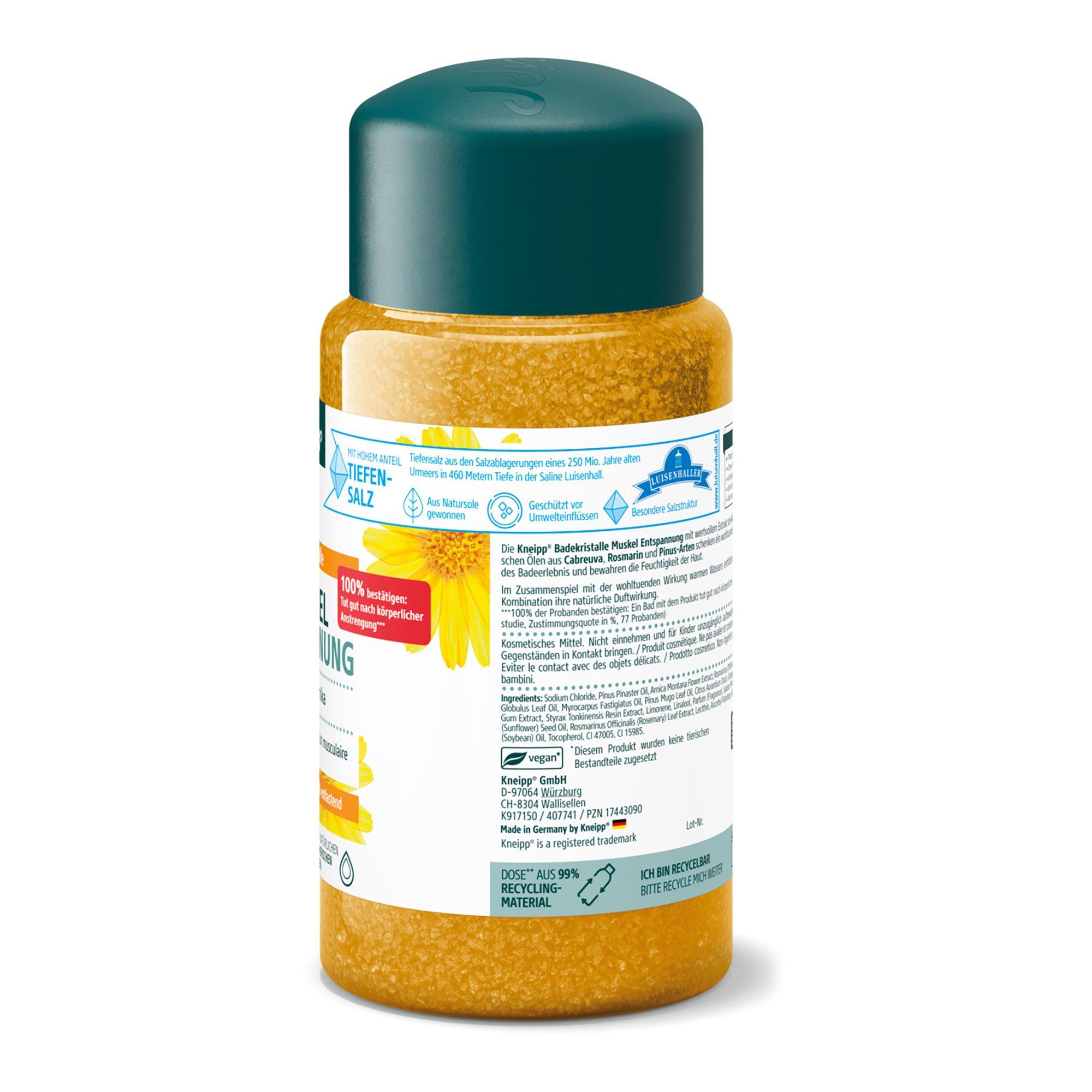 Kneipp  Badesalz Arnika Cristalli Da Bagno Rilassamento Muscolare 