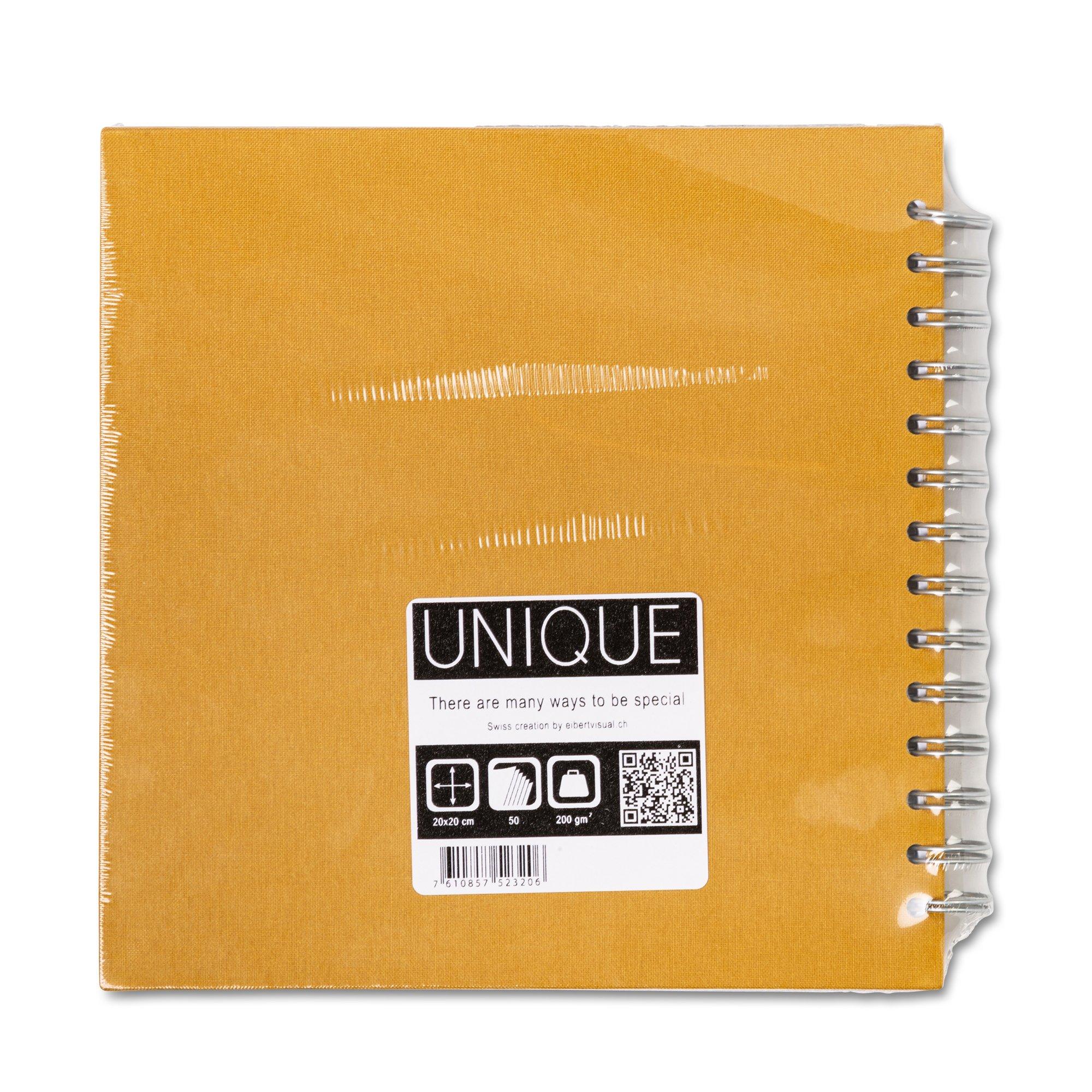 EIBERT Livre créatif avec couverture en lin  