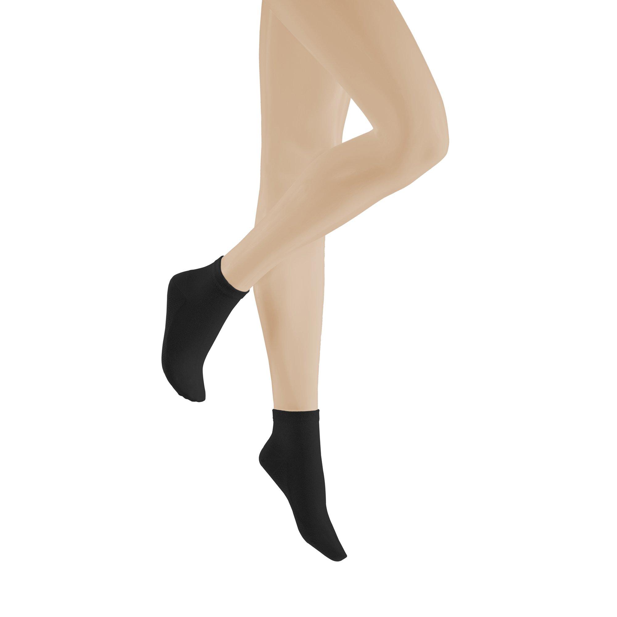 Image of Sneaker Socken Damen Black 35-38