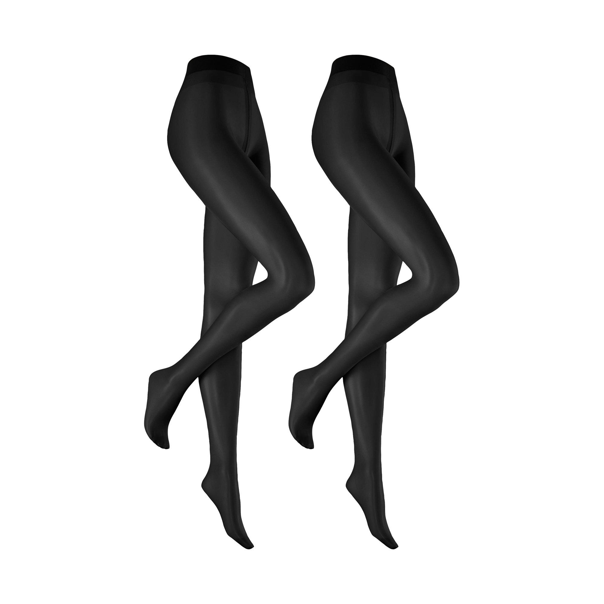 Image of Duopack, Strumpfhosen Damen Black 40-42