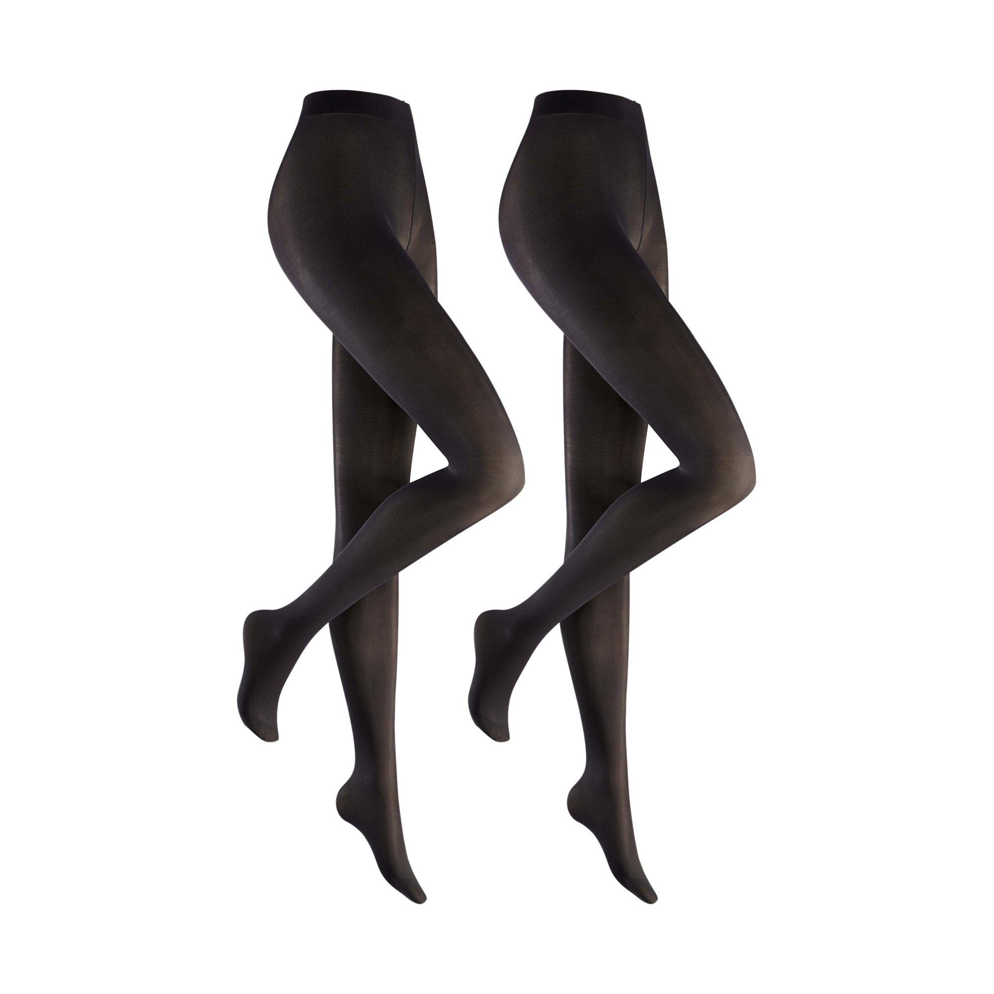 Image of Duopack, Strumpfhosen Damen Black 38-40