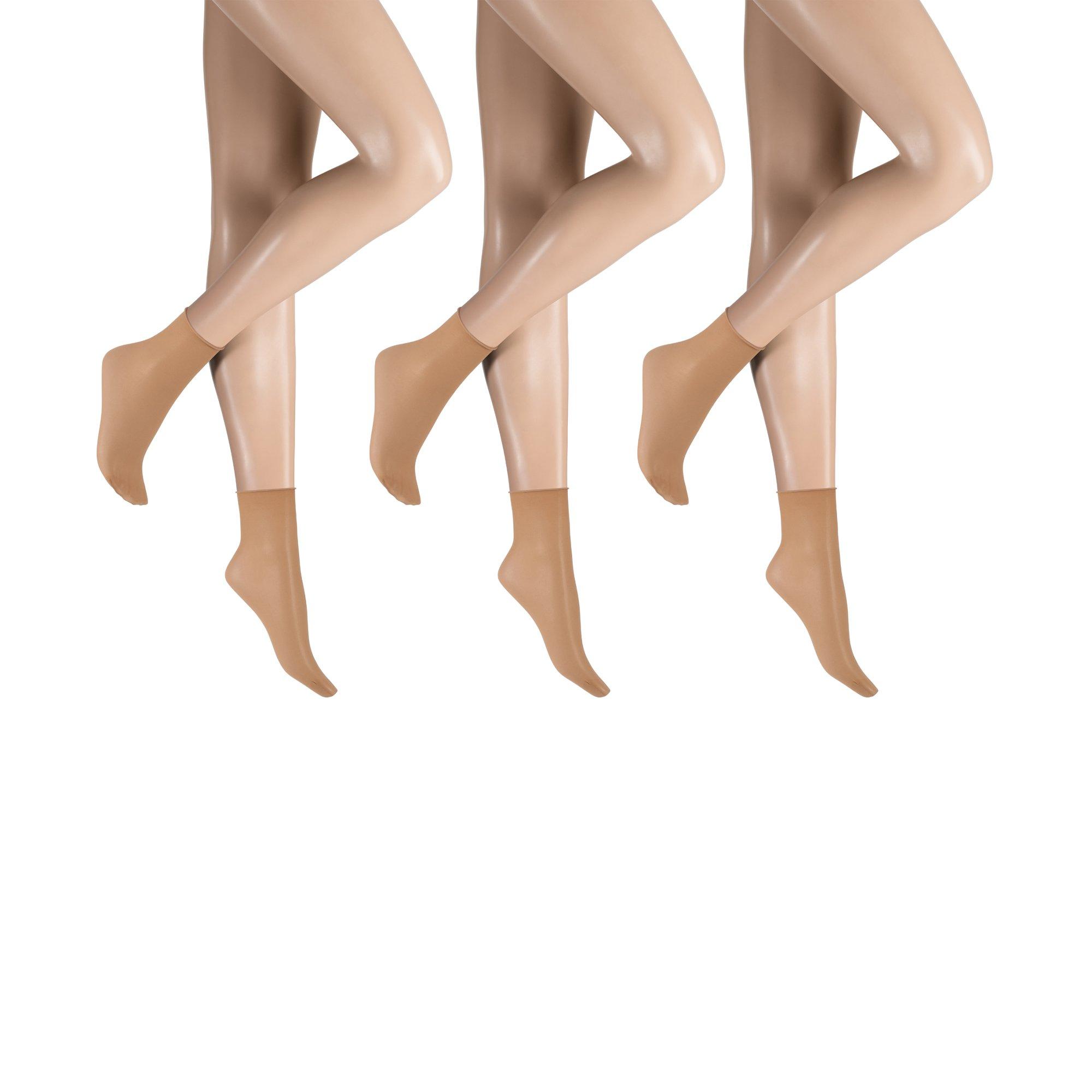 Image of Triopack, Strumpfhosen Damen Nude 35-38