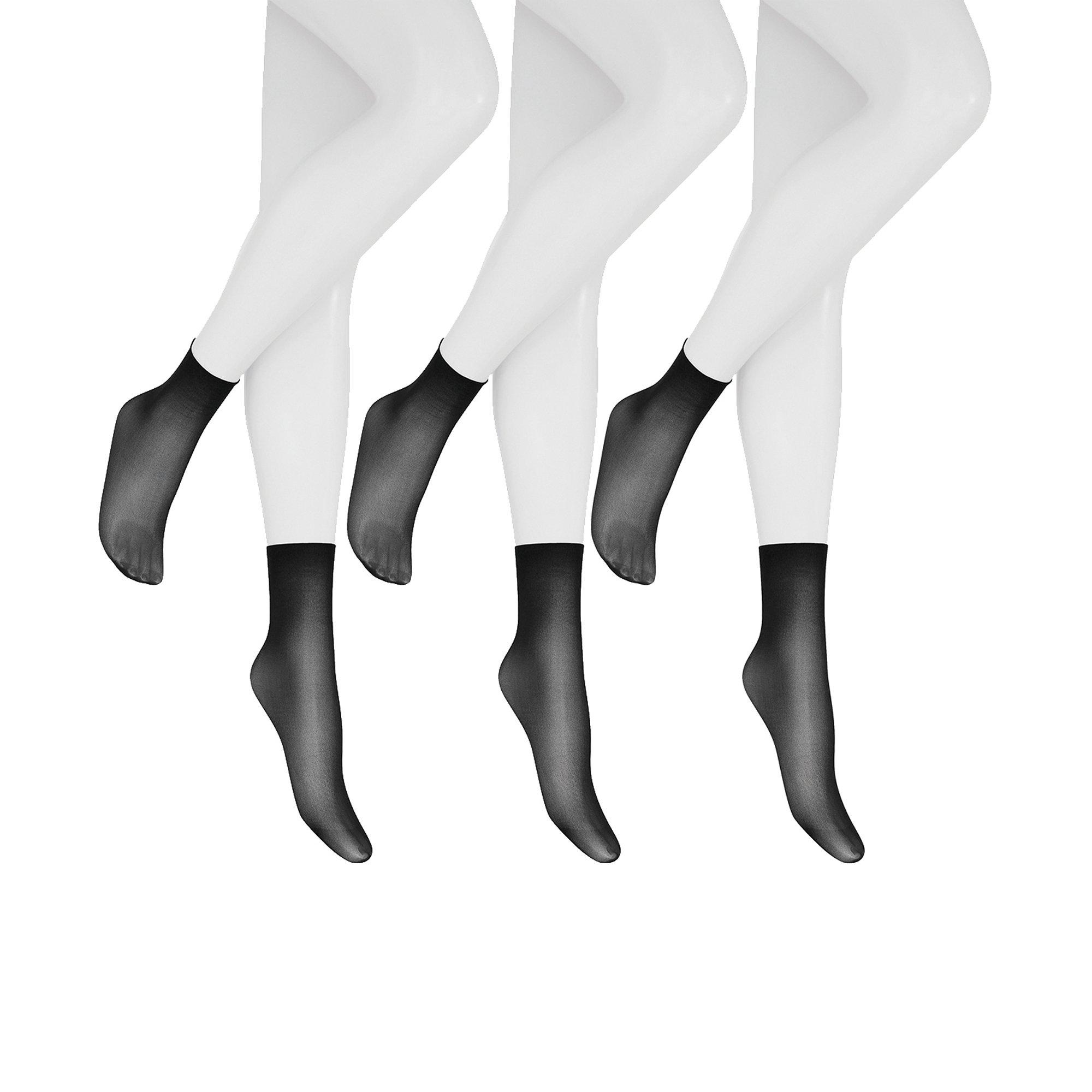 Image of Triopack, Strumpfhosen Damen Black 35-38