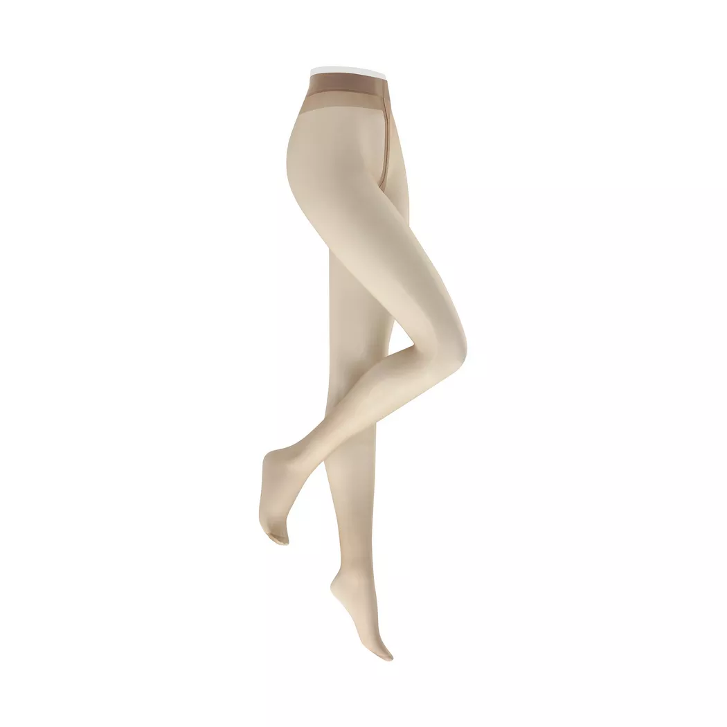 Feinstrumpfhose KUNERT "Strumpfhose Mommy 20", Damen, Gr. 42-44, braun (cashmere 0540), Obermaterial: 80% Polyamid PA. 20% Elasthan EL., Strumpfhosen Feinstrumpfhose