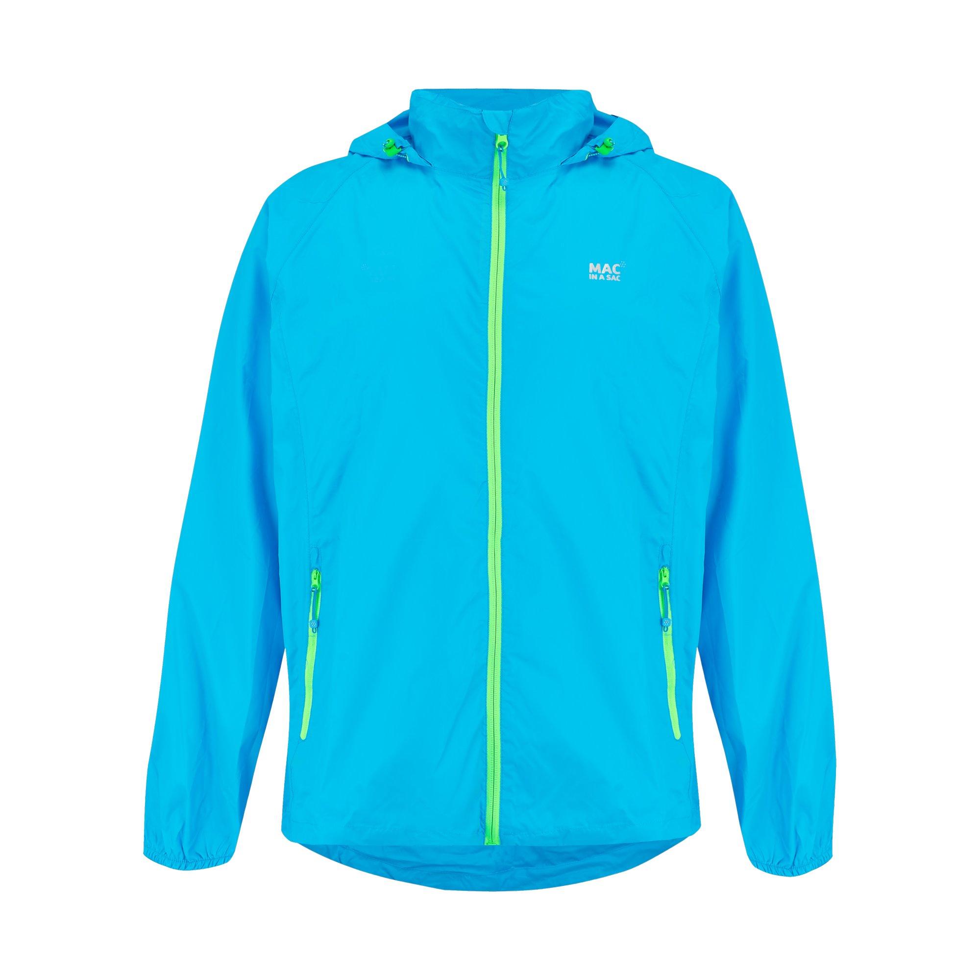 Image of Regenjacke Mit Kapuze Damen Hellblau M