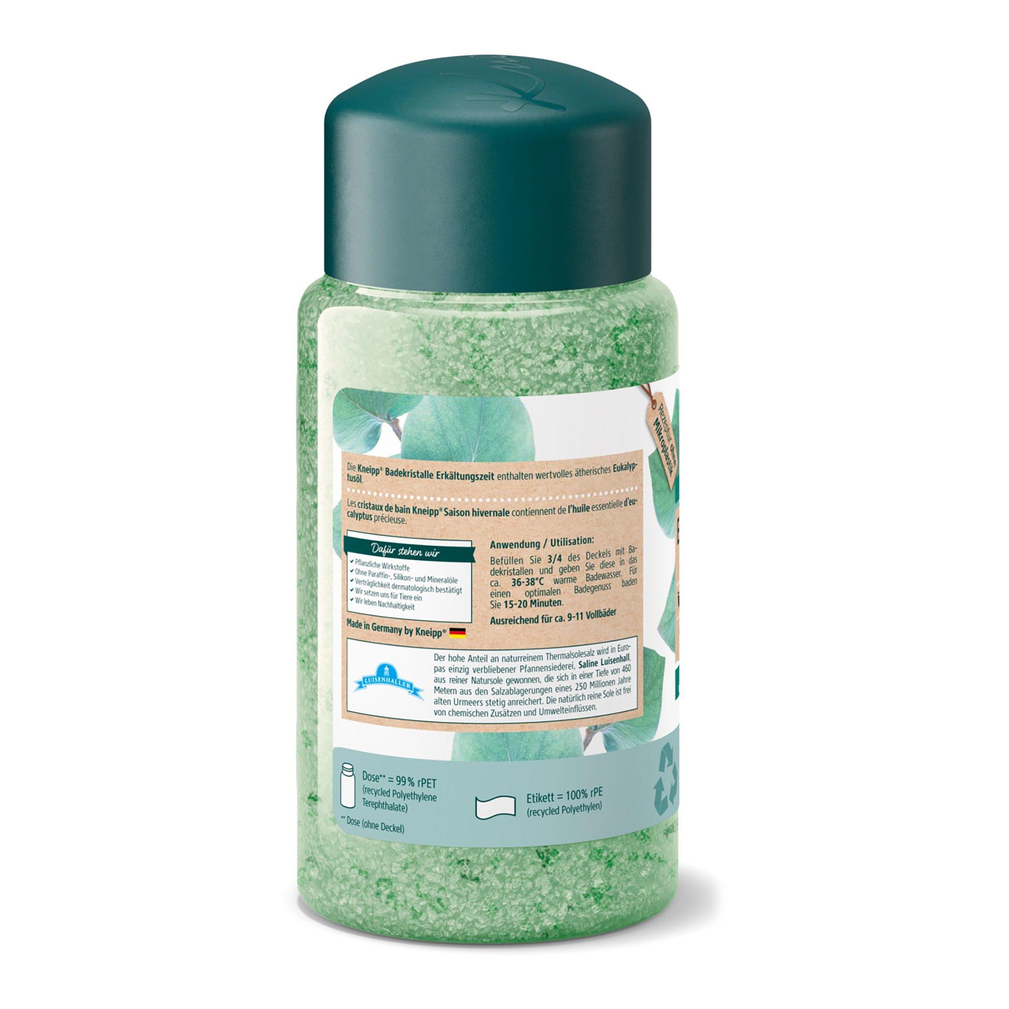 Kneipp  Badesalz Eukalyptus Stagione Fredda, Cristalli Da Bagno Eucalipto 