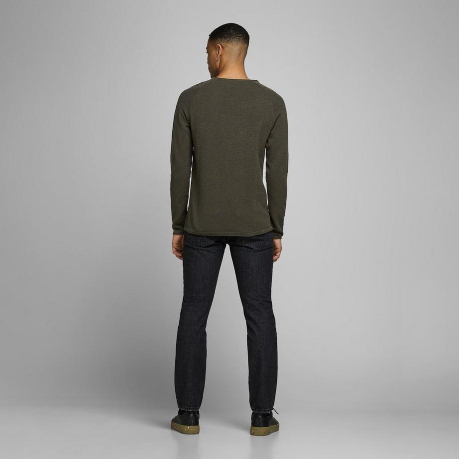 JACK & JONES Pullover Slim Fit Langarm  