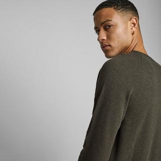 JACK & JONES Pullover Slim Fit Langarm  