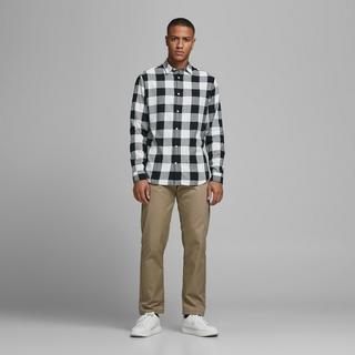 JACK & JONES Egingham Twill Camicia Maniche Lunghe a Quadri  