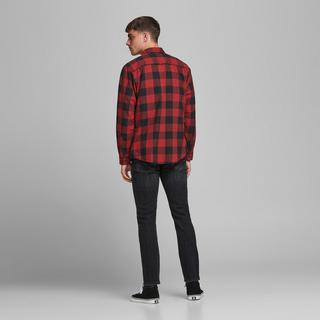 JACK & JONES Egingham Twill Langarm Kariertes Hemd  