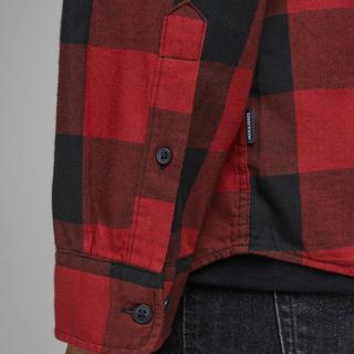 JACK & JONES Egingham Twill Langarm Kariertes Hemd  