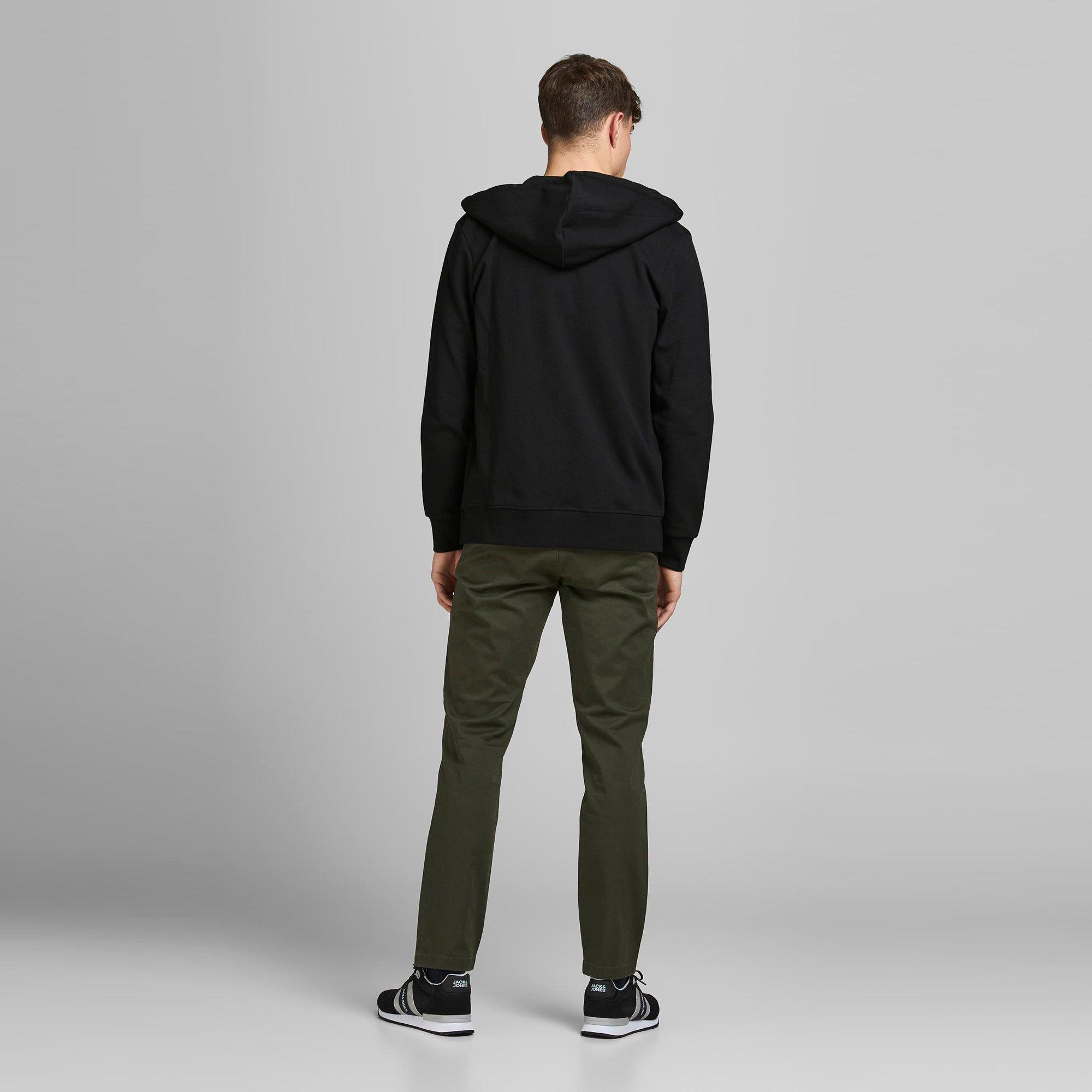 JACK & JONES Basic Zip Hood Sweat à Capuche  