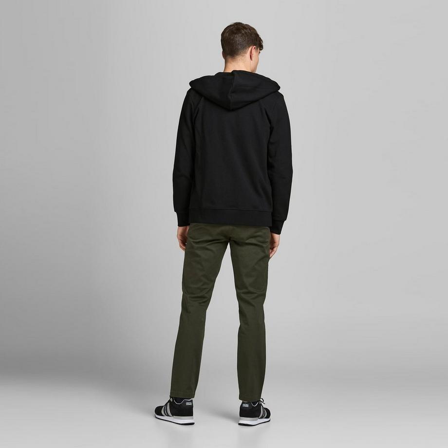 JACK & JONES Basic Zip Hood Sweat à Capuche  