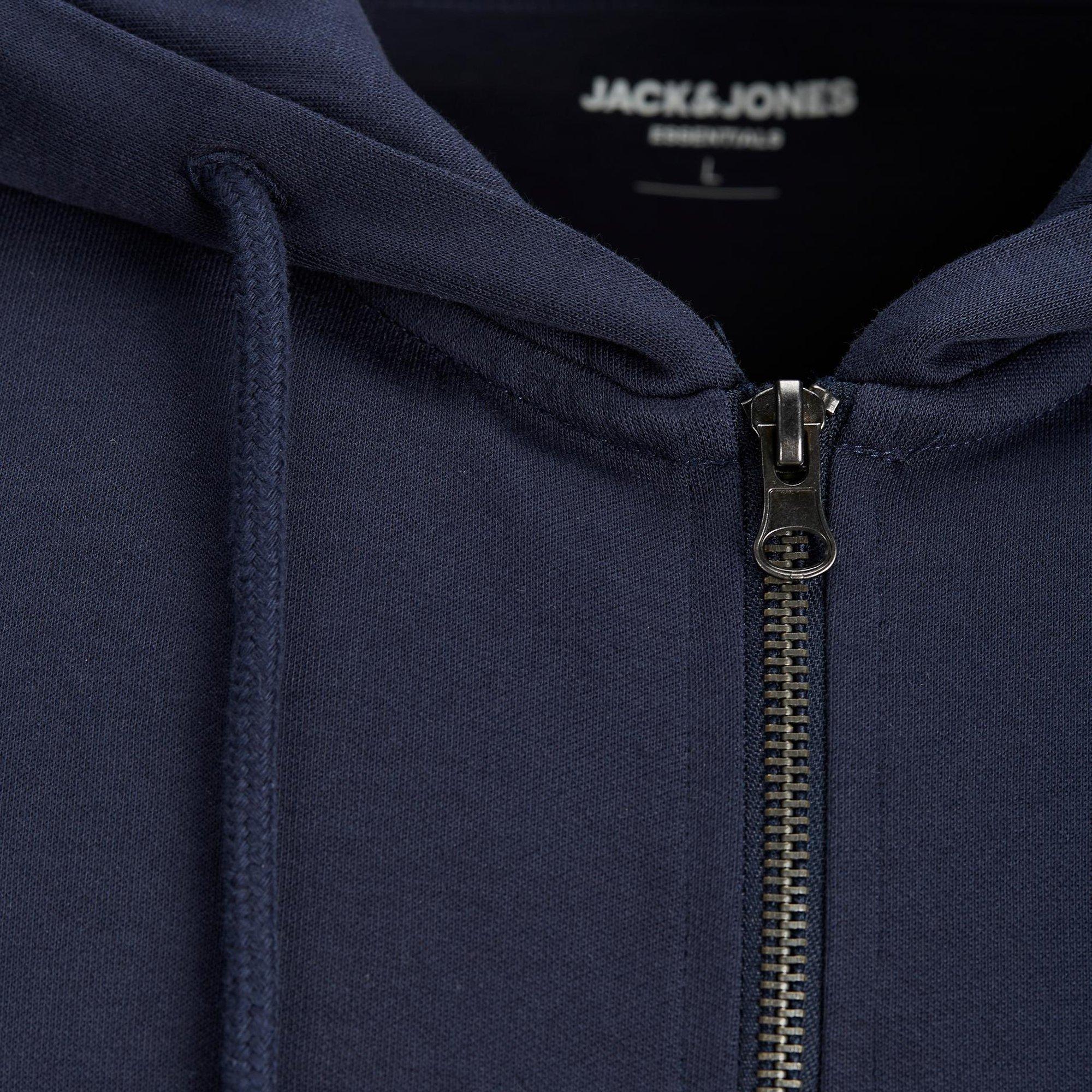 JACK & JONES Basic Zip Hood Sweat à Capuche  